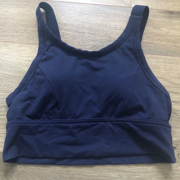 2/70$ AERIE beautiful Sport Bra Navy - Picture 2 of 5